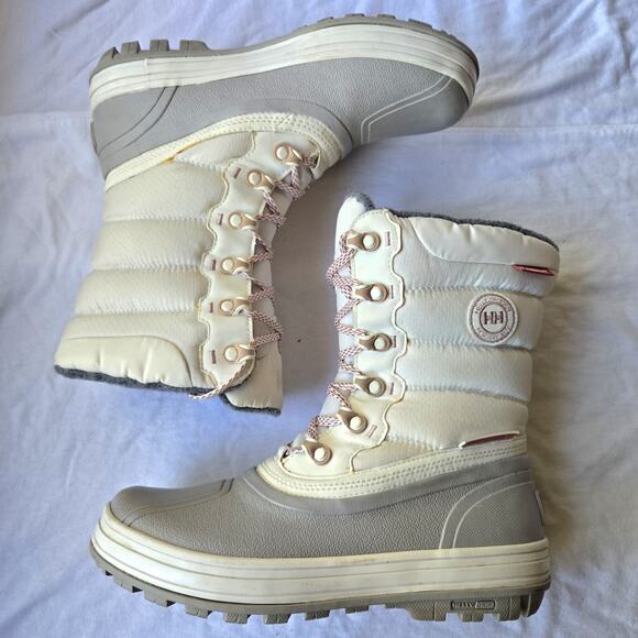 Helly Hansen Women's Tundra Cold Weather Winter Snow Boots White Size 7.5 - Picture 4 of 8
